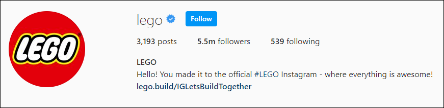 LEGO Instagram - border