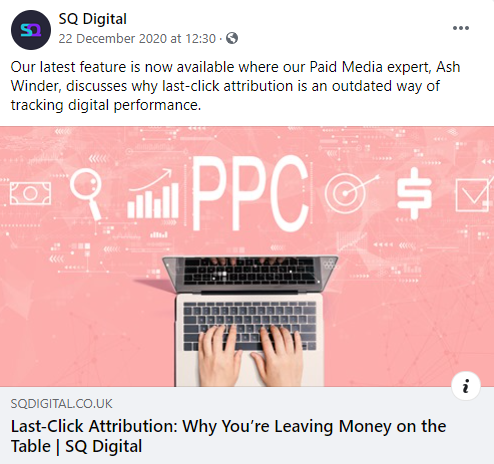 post about ppc article on sq digital social media