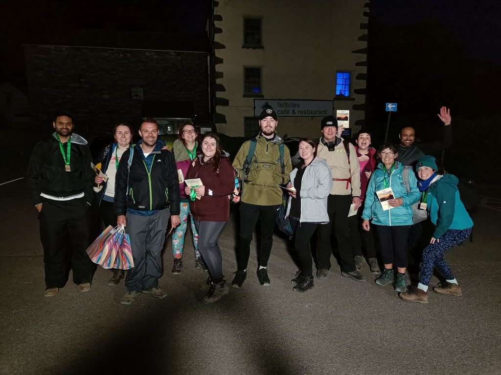 11.5 miles done and back to the beginning at midnight