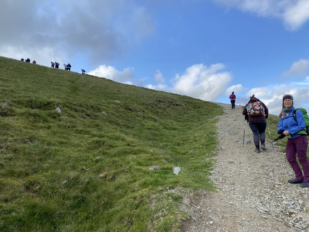 Walking through Glenridding Common to White Side