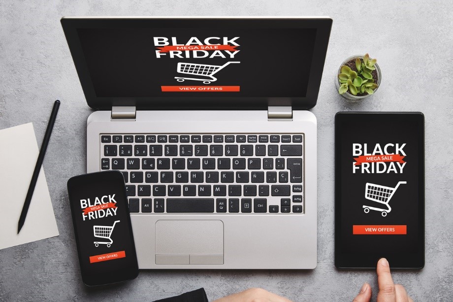black friday offer on laptop screen