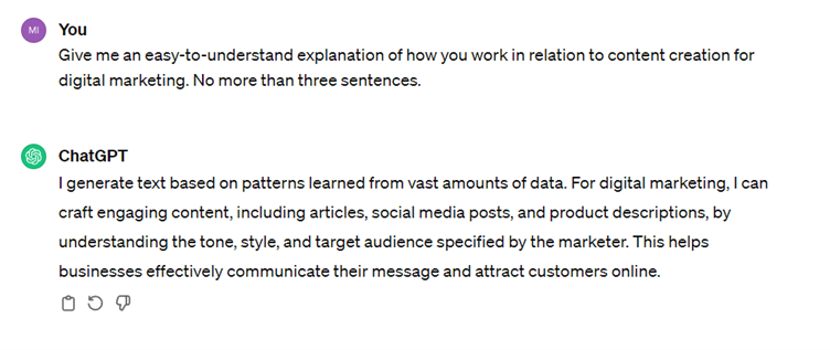 ChatGPT question and answer - how do you work