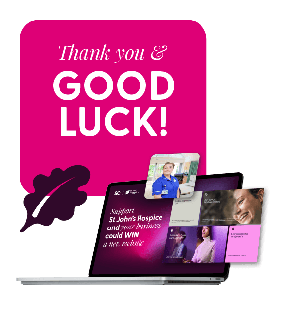 Good luck and laptop