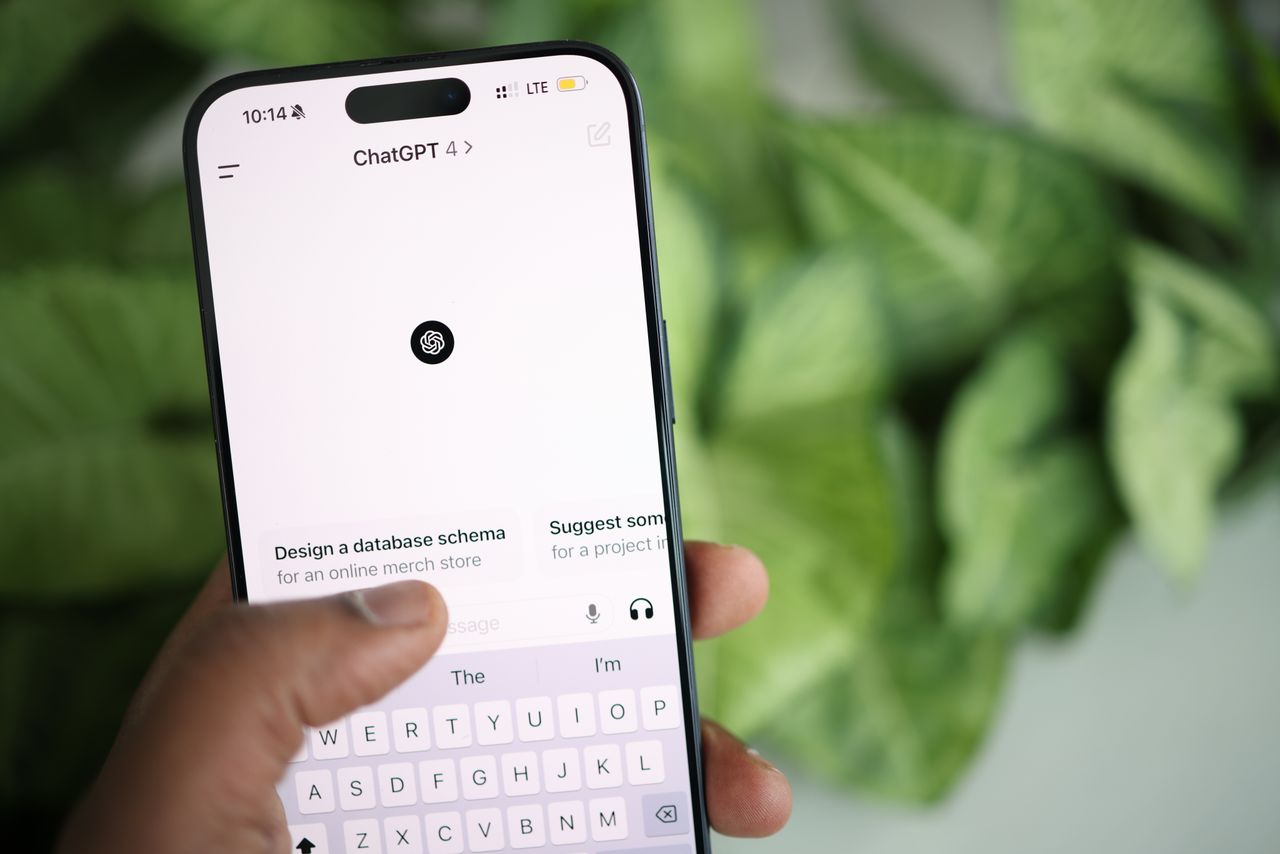 chatgpt on someones mobile